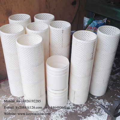 Perforated plate cartridge sieve strainer mesh, plastic perforated plate PTFE perforated plate China manufacturer China factory China producer