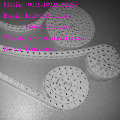 Plastic Chain Link 40P Plastic small pitch slat top chain mini pitch SS plastic case conveyor chains China manufacturer