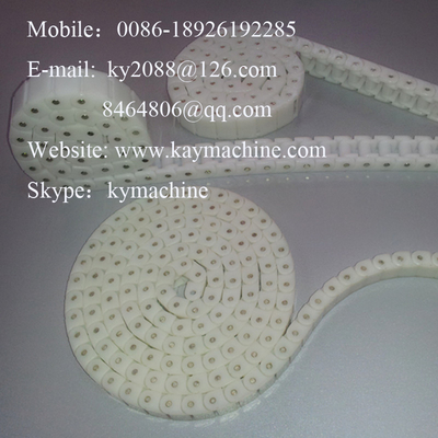 POM acetal PP plastic chain with steel pin engineering plastic conveyor chains China manufacturer factory producer