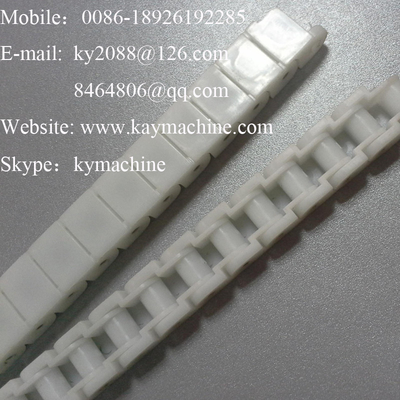 Straight Case Chain 40P Straight Small straight running plastic chain with closed top plate manufacturer factory