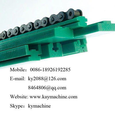 UHMWPE Sliding wear parts manufacturer Scrolls and bottle guides Sprockets and idler wheels Belt guides Sliding Rail for Flat Top Chain China manufacturer China factory China producer