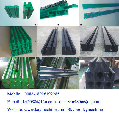 MC nylone PA66 filled molybdenum disulfide GUIDE CHAINE conveyor chain guide UMHWPE guide  China manufacturer China factory China producer