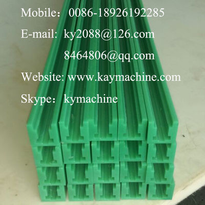 curved wingless double guide 880 nylon double double single bolts Super UHMW-PE Guide Rail Green UHMW-PE Orbit Chain orbit plastic orbit  China manufacturer China factory China producer