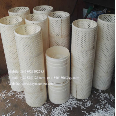 White PP mesh plate, plastic PTFE mesh plate cartridge sieve strainer mesh China manufacturer China factory China producer