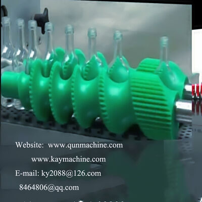 Timing screws to indexing turning shaped square rectangular rectangle bottle containers dividing and combining bottles China manufacturer China factory China producer