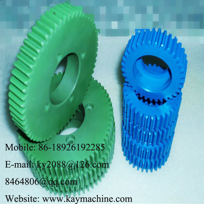 Customized engineering plastic parts feed worm sprockets Gear Spur Gear Plastic Machinery Parts manufacturer factory